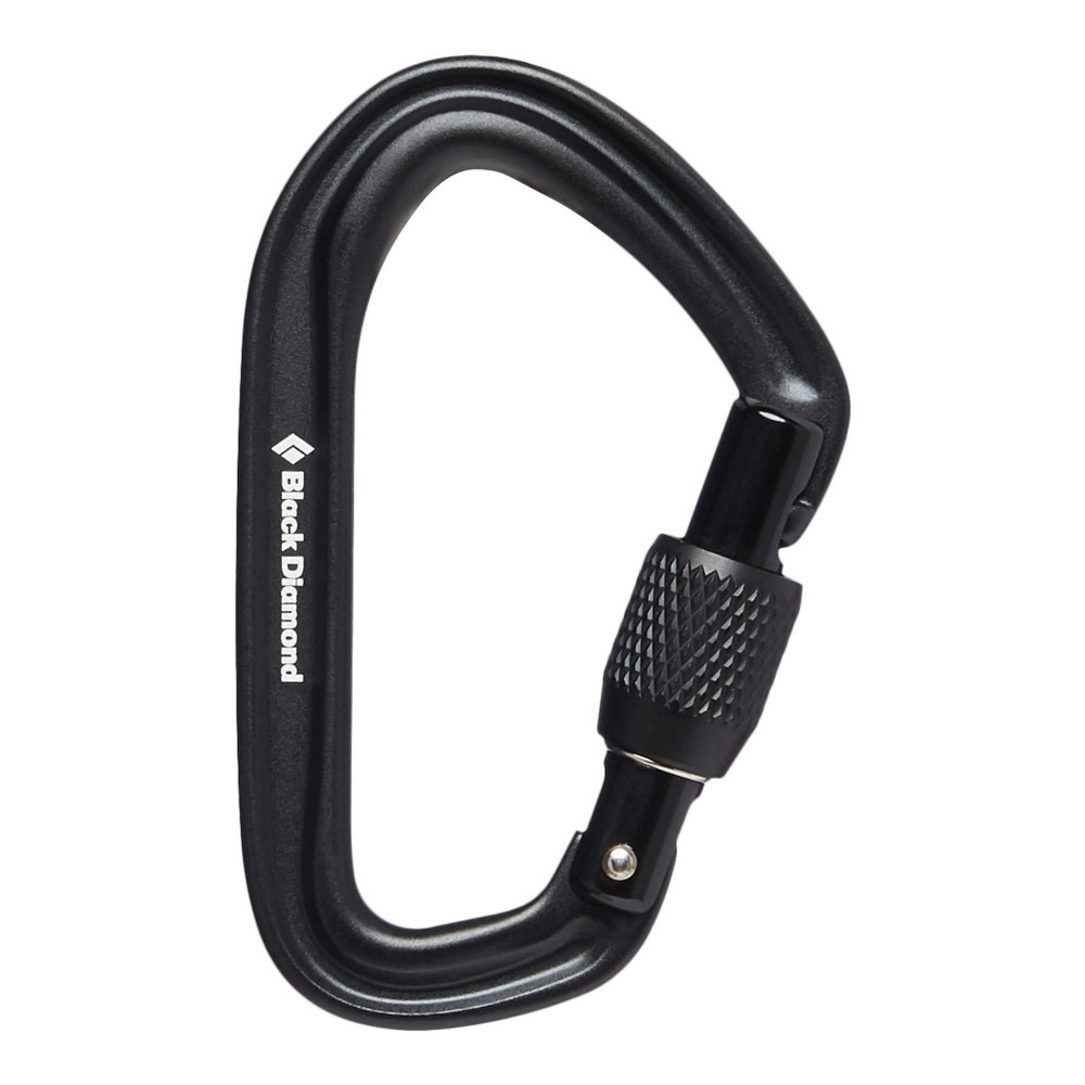 Карабін Black Diamond LiteForge Screwgate Carabiner, Black
