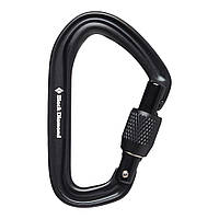 Карабин Black Diamond LiteForge Screwgate Carabiner, Black