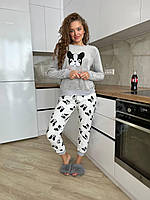 Тепла піжама. Жіночий домашній костюм. Одяг для сну., фото 8
