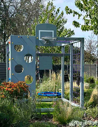 Дитячий ігровий майданчик Куб 3 2,5*2,5м Game cube спортивний комплекс вуличний дитячий комплекс, фото 2