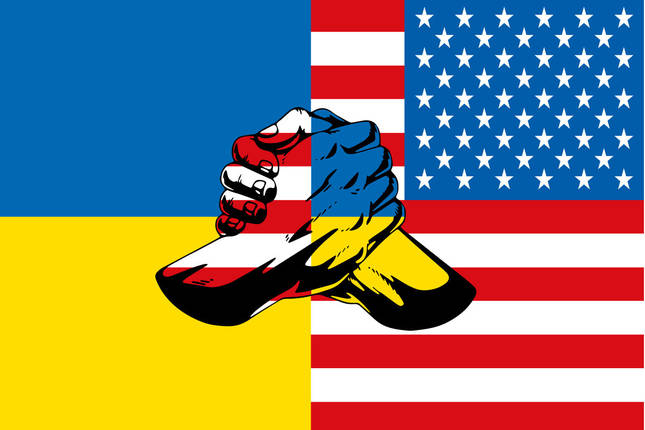 Прапор «Україна-США», фото 1