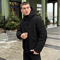 Куртка зимняя мужская черная M Pobedov Rockford