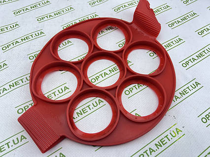 Форма силіконова для приготування оладок та омлету Flippin Fantastic червона