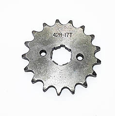 Зірка приводна 428-17 зубців 20х18 посадкова