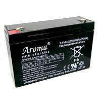 Аккумулятор Aroma 6 вольт 10 ампер 3-fm-10 20Hr