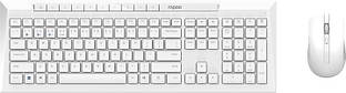 Комплект (клавіатура + мишка) бездротовий Rapoo 8210M Wireless White