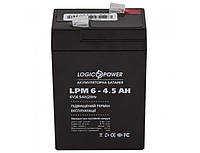 Аккумуляторная батарея детского электромобиля Logic Power 6 вольт 4.5 ампера (WST-4.5)