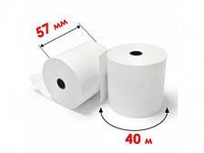 Касова стрічка 57мм 40м термо, 10шт/уп