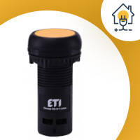 Кнопка моноблочная углубленная ECF-10-Y (1NO желтая) ETI