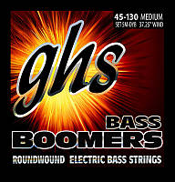 Струни для бас-гітари GHS 5M-DYB Boomers Roundwound Medium 5-String Bass 45/130