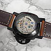 Стильний годинник P a a n e r a i Luminor Black-Brown, фото 9