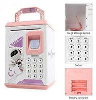 Детская интерактивная электронная копилка сейф банкомат с кодовым замком