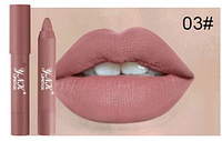 АКЦИЯ!!! Матовая водостойкая помада карандаш для губ Waterproof Matte Misty Lipstick Lasting Crayon тон 03