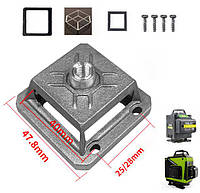 Башня металическая для лазерного уровня c креплением под кронштейн - со стеклом