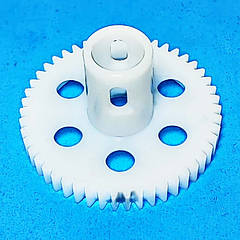 Шестірня кермового редуктора дитячого електромобіля 49 зубців під кріплення до осі