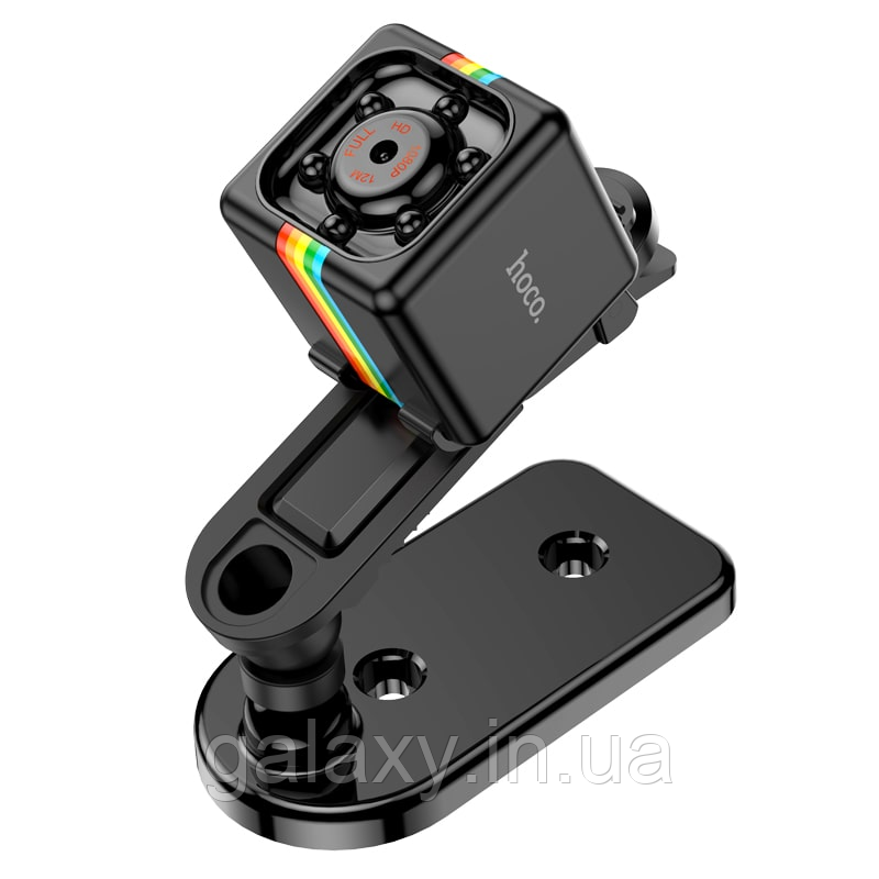 Портативна міни камера Hoco екшн-камера з акумулятором Mini portable battery camera DI13 Black