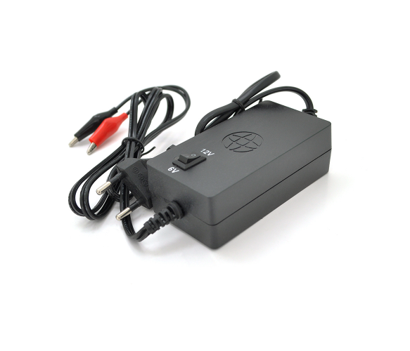 Зарядний пристрій для дитячого електромобіля 6-12V з клемами