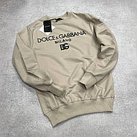Мужской свитшот Dolce Gabbana бежевый