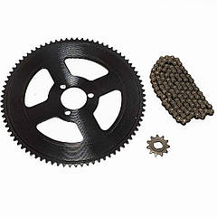 Комплект для дитячого квадроцикла 25H зірки 80+11+ланцюг