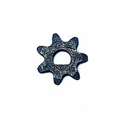 Зірочка для електромотора 25H 7 зубців D6