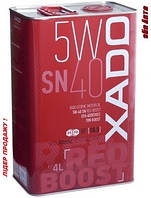 Моторна олива синтетична 4л XADO Atomic Oil 5W-40 SN RED BOOST ХА 26269