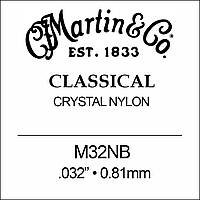 Струна Martin M32NB 2nd Nylon Ball End Classical Guitar String .032