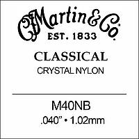 Струна Martin M40NB 3rd Nylon Ball End Classical Guitar String .040