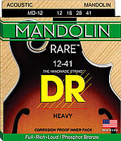 Струни для мандоліни DR MD-12 Rare Phosphor Bronze Heavy Mandolin Strings 12/41