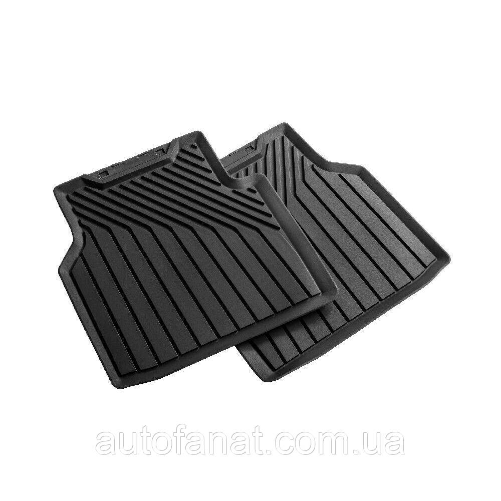 Килимки Audi Q4 e-tron, задні в салон гумові оригінал (89A061511041)