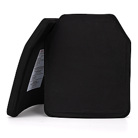 Керамічні бронепластини Elmon (Single Curved), Розмір: Medium 10"х12" (25х30 см) Level IІІ+++ (ДСТУ 4)