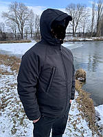 Опт Куртка чоловіча зимова, чорна куртка softshell, мужская зимняя куртка softshell, softshell на omni-heat