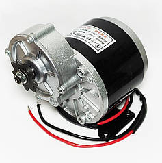Електродвигун 24 вольта 350 ватів редукторний
