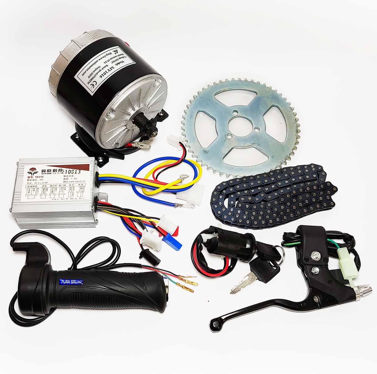 Електронабір для велосипеда самоката 24 вольта 350 ватів