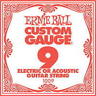 Струна Ernie Ball 1009 Plain Steel .009