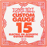 Струна Ernie Ball 1015 Plain Steel .015