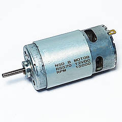 Електромотор для дитячого електромобіля RS570 12 V 15000 rpm