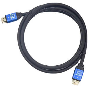 Кабель HDMI-HDMI 0.5м, 4K HD версії 2.0 для під'єднання монітора, телевізора, до комп'ютера, ноутбука тощо., фото 1