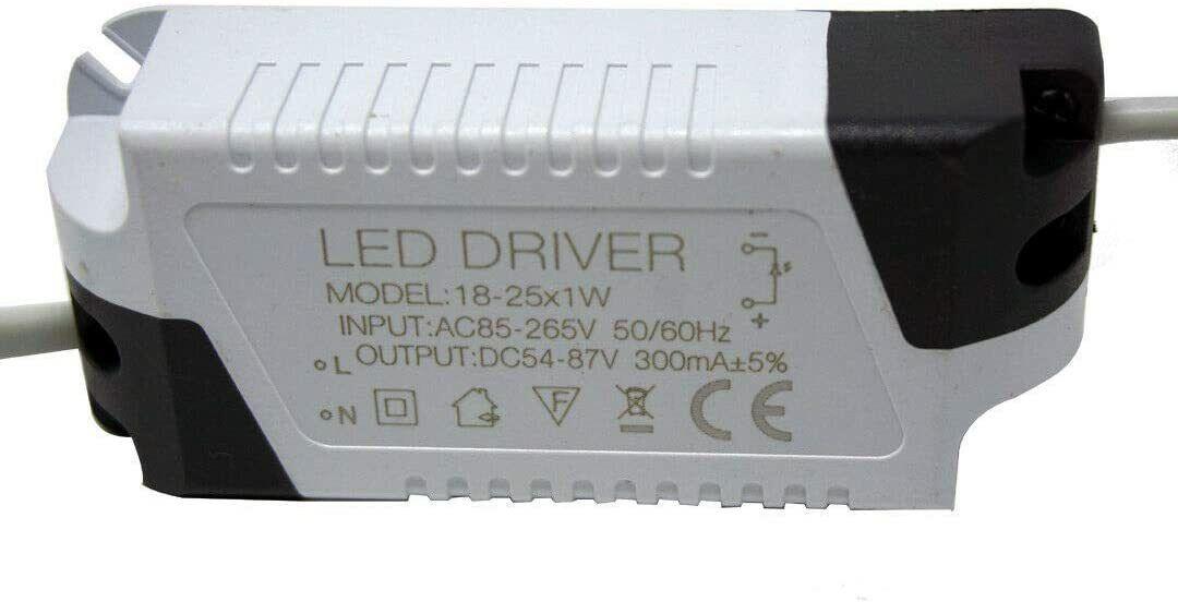 Драйвер ЛЕД LED 85-265В - 60-90В, 18-25Вт, 300мА для світлодіодної стрічки, блок живлення
