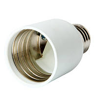 Переходник E.NEXT E.Lamp Adapter.Е27/Е40.White, из Патрона Е27 На Е40, Пластиковый