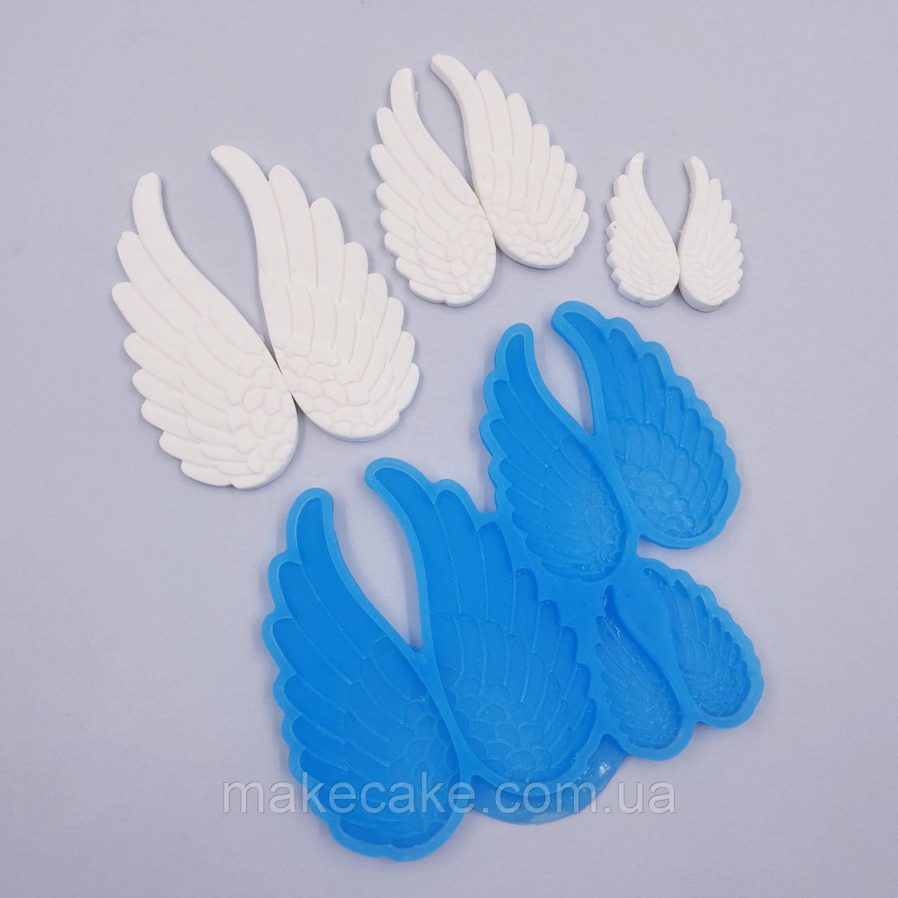 Силіконова форма для льодяників Крила, фото 1
