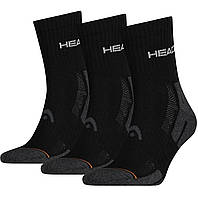 Носки Head Performance Short Crew 3-pack 35-38 Black/Grey 741019001-200