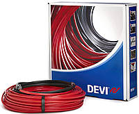 DEVI Кабель нагревательный Deviflex 18Т, двухжильный, для систем отопления, 2.8м кв., 22м, 395Вт, 230В Tvoe -