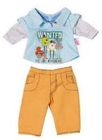Одяг для ляльки 43 см Baby Born костюм для хлопчика Zapf Creation 822197A
