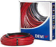 DEVI Кабель нагревательный Deviflex 18Т, двухжильный, для систем отопления, 0.9м кв., 7.3м, 130Вт, 230В Tvoe