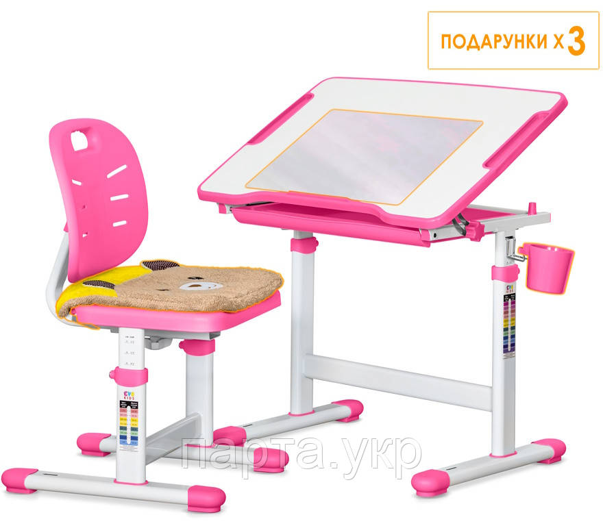 Дитяча парта та стілець Evo-kids Evo-06 Ergo, 3 кольори