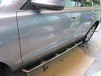 Оригінальні бічні пороги Audi Q5 2008+ Аудіок'ю5