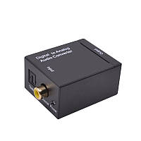 Перехідник аудіо Lucom Toslink-RCAx2 +Coax/SPDIF (RCA-колонки) чорний (62.09.8006)