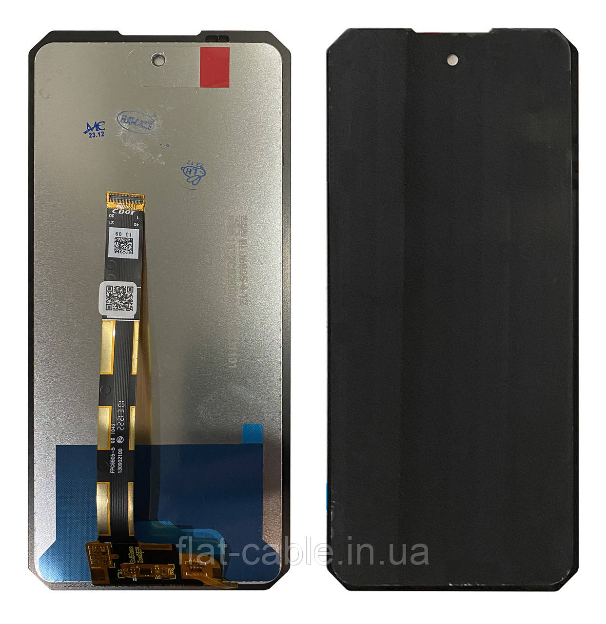 Дисплей + сенсор Oukitel WP17 Чорний Оригінал Переклей