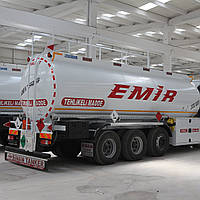 Напівпричіп-цистерна для світлих нафтопродуктів SINAN 30-35 м3 нижня залив