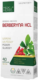 Medica Herbs Берберин HCl капсули 40 шт.